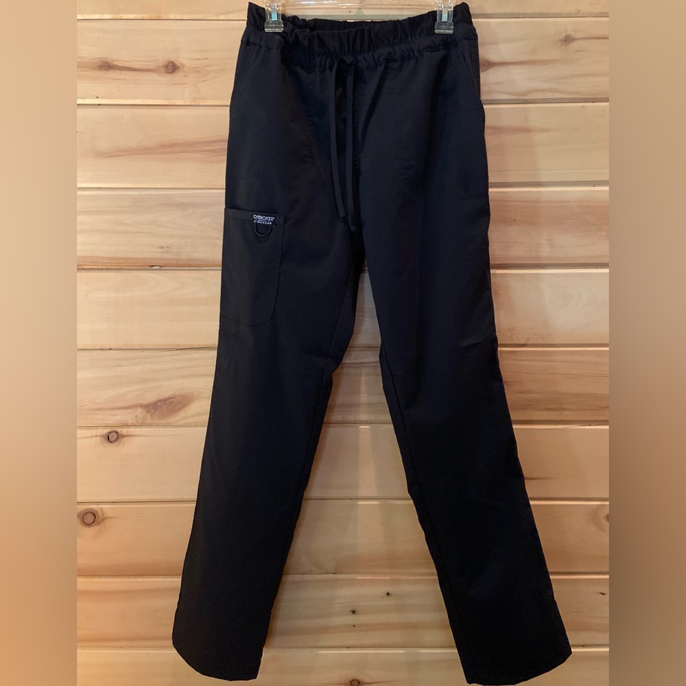 Scrub Pants Cherokee Women’s Scrub bottom straight leg cargo nurse pants